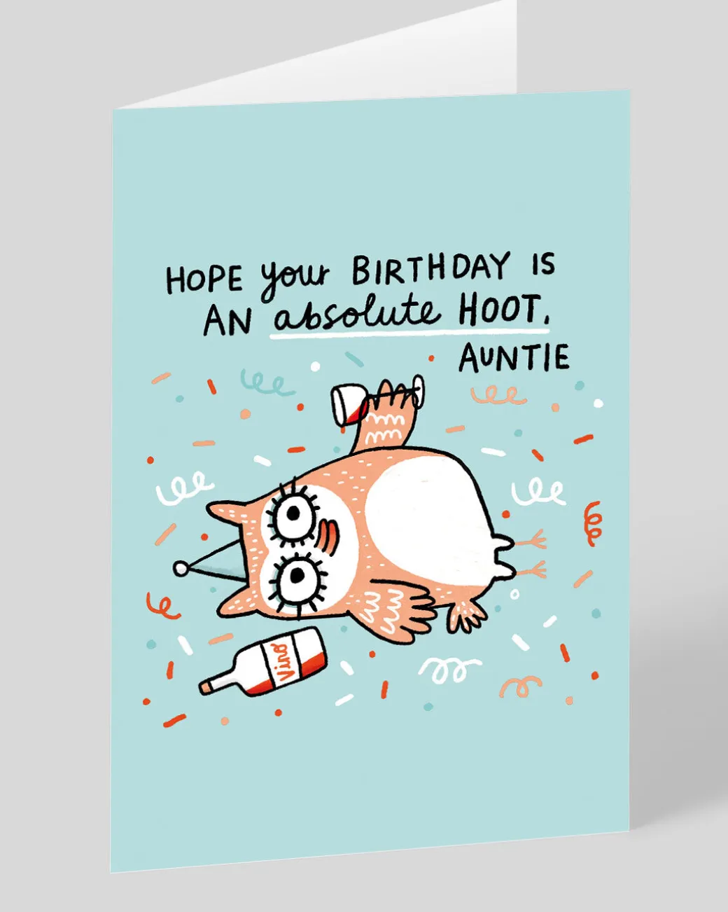 Hoot Auntie Birthday Card | Ohh Deer