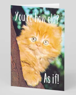 How Old? As If Personalised Birthday Card | Ohh Deer