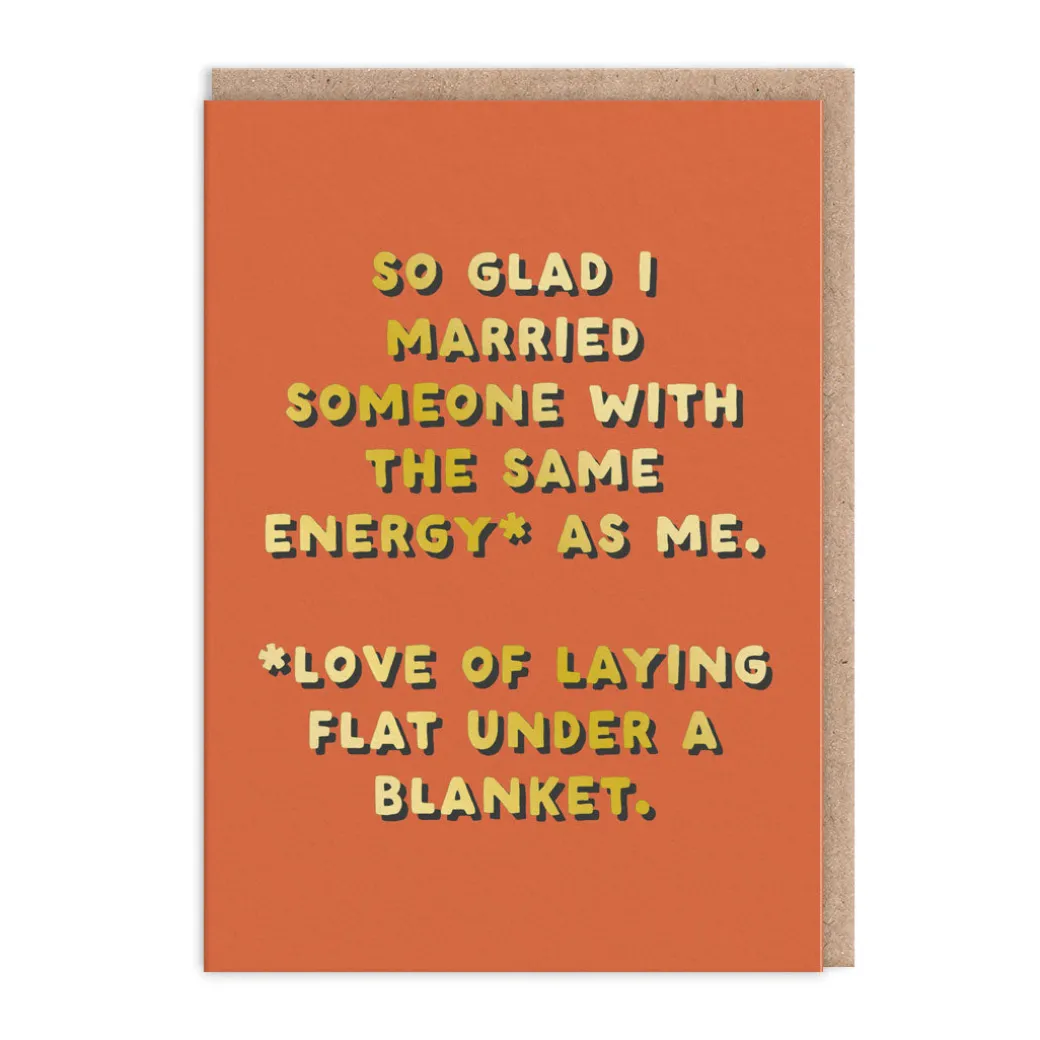 Husband - Same Energy Greeting Card