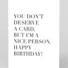 I'm A Nice Person Birthday Card | Ohh Deer