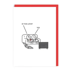 Is This Love Sofa Valentine's Day Card | Ohh Deer