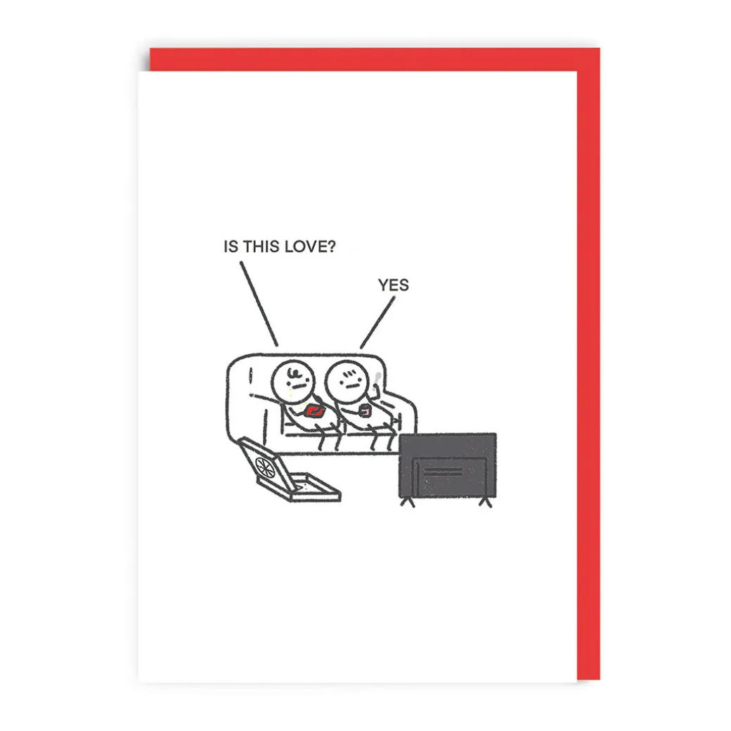 Is This Love Sofa Valentine's Day Card | Ohh Deer
