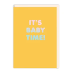 It's Baby Time Greeting Card