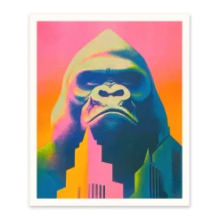 King Kong Riso Print (12x10)