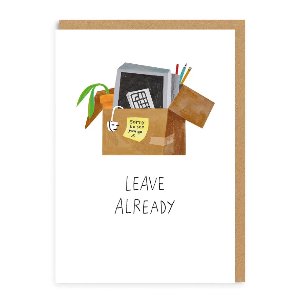 Leave Already Goodbye Card | Ohh Deer