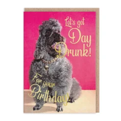 Lets Get Day Drunk Birthday Card 🍾 | Ohh Deer