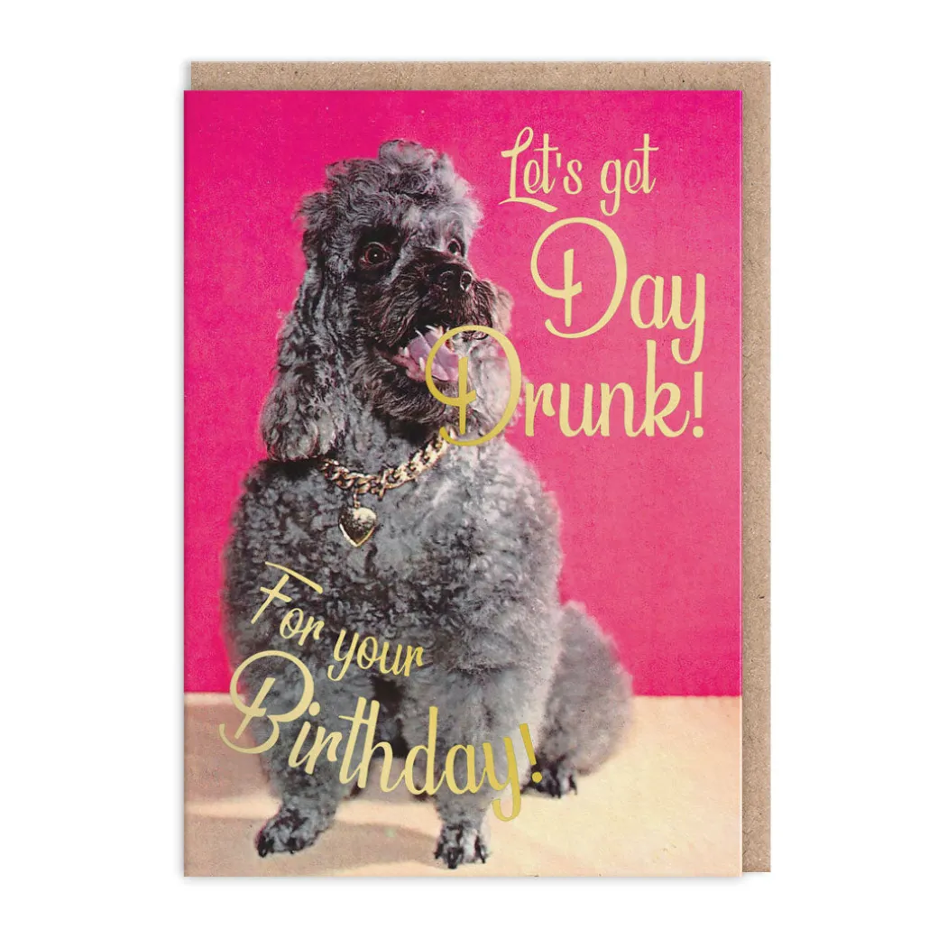 Lets Get Day Drunk Birthday Card 🍾 | Ohh Deer