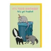 Let's Get Trashed Critters Birthday Card 🦝 | Ohh Deer