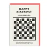 Life Is Like Chess Birthday Card