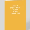 Little Note Big Thank You Card | Ohh Deer