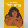 Lizzo 100% That Bitch Greeting Card | Ohh Deer