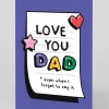 Love You Dad Fridge Note Greeting Card | Ohh Deer