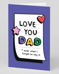 Love You Dad Fridge Note Greeting Card | Ohh Deer
