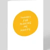 Making Me Happy Thank You Card | Ohh Deer