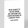 Midlife Crisis Birthday Card | Ohh Deer