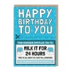 Milk It For 24 Hours Voucher Birthday Card 🥛 | Ohh Deer
