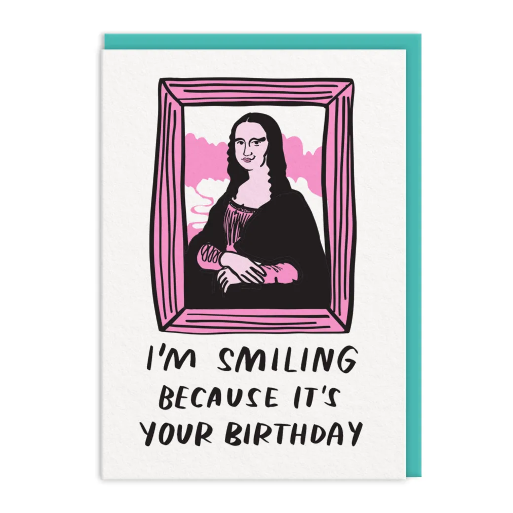 Mona Birthday Smile Greeting Card