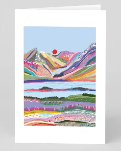 Mountain Sunset Greeting Card | Ohh Deer