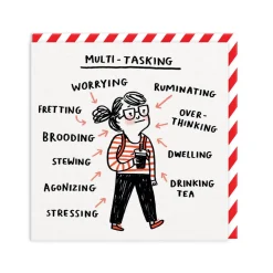 Multi-Tasking Greeting Card - Gemma Correll | Ohh Deer