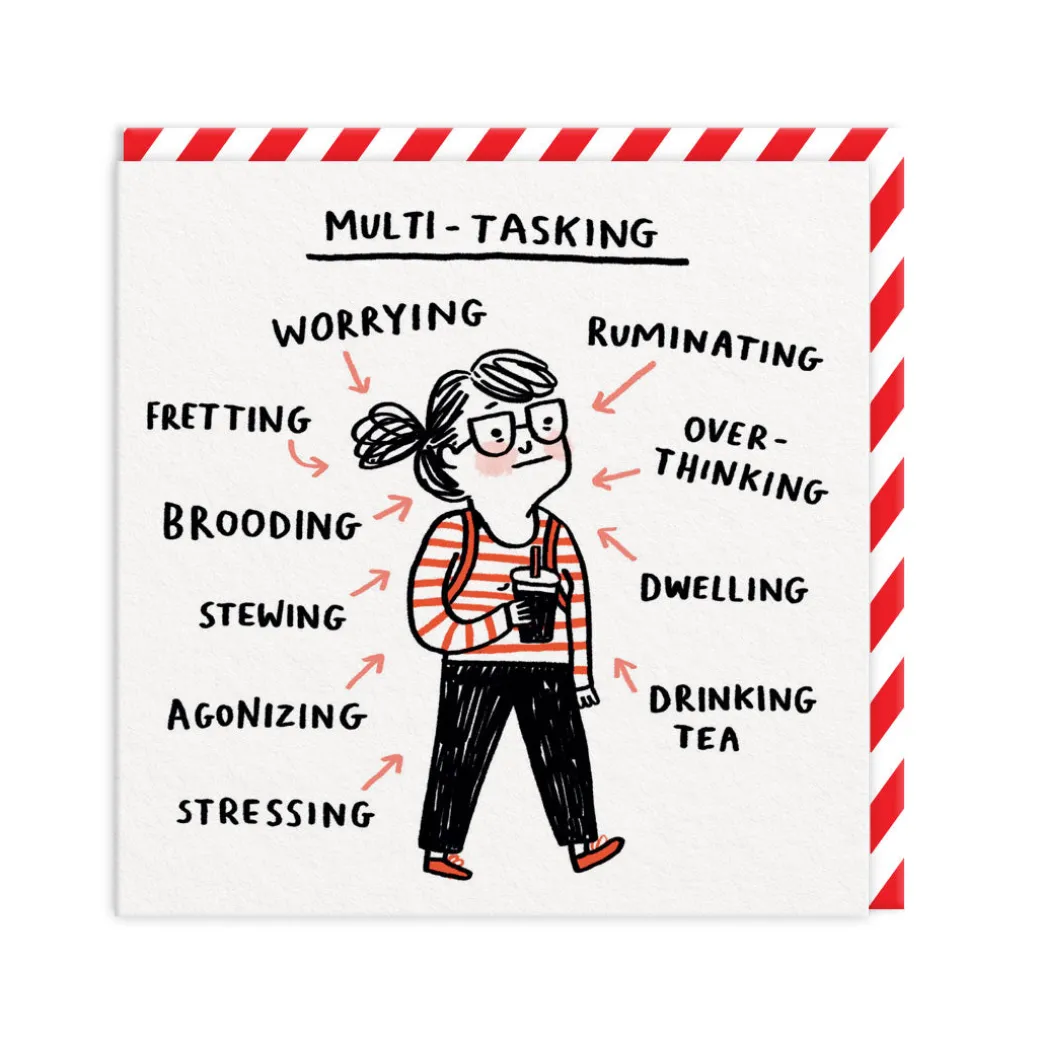 Multi-Tasking Greeting Card - Gemma Correll | Ohh Deer