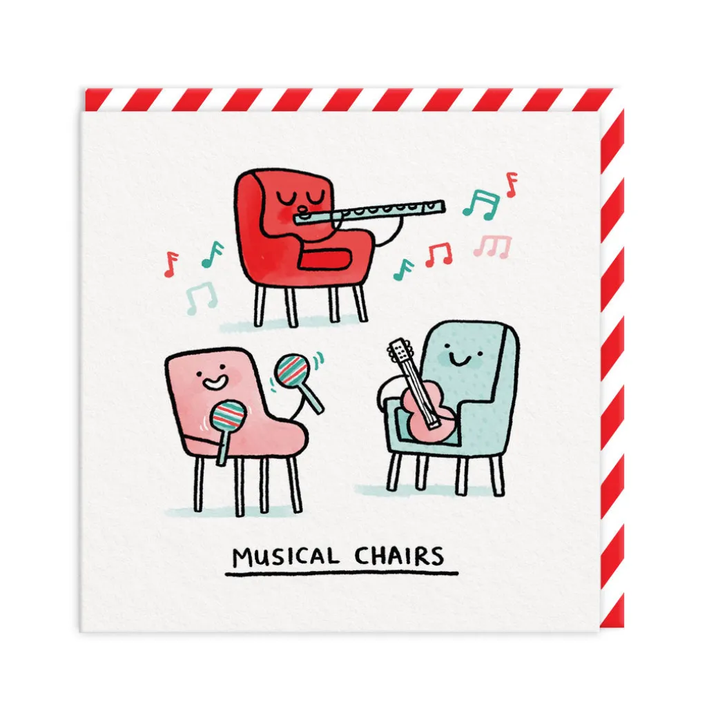 Musical Chairs Greeting Card