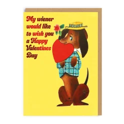 My Wiener Valentine's Day Card | Ohh Deer