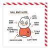 New Baby Guide Square Greeting Card | Gemma Correll | Ohh Deer