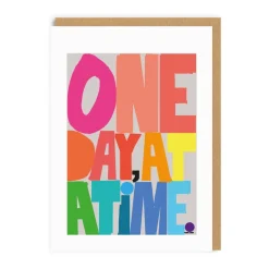 One Day At A Time Greeting Card | Ohh Deer