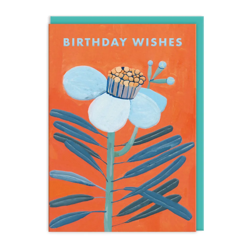 Orange Floral Birthday Card 🌼🧡 | Ohh Deer
