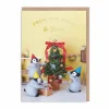 Our Home To Yours Penguins Christmas Card | Ohh Deer
