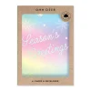 Pack of 6 Christmas Cards - Seasons Greetings Holographic