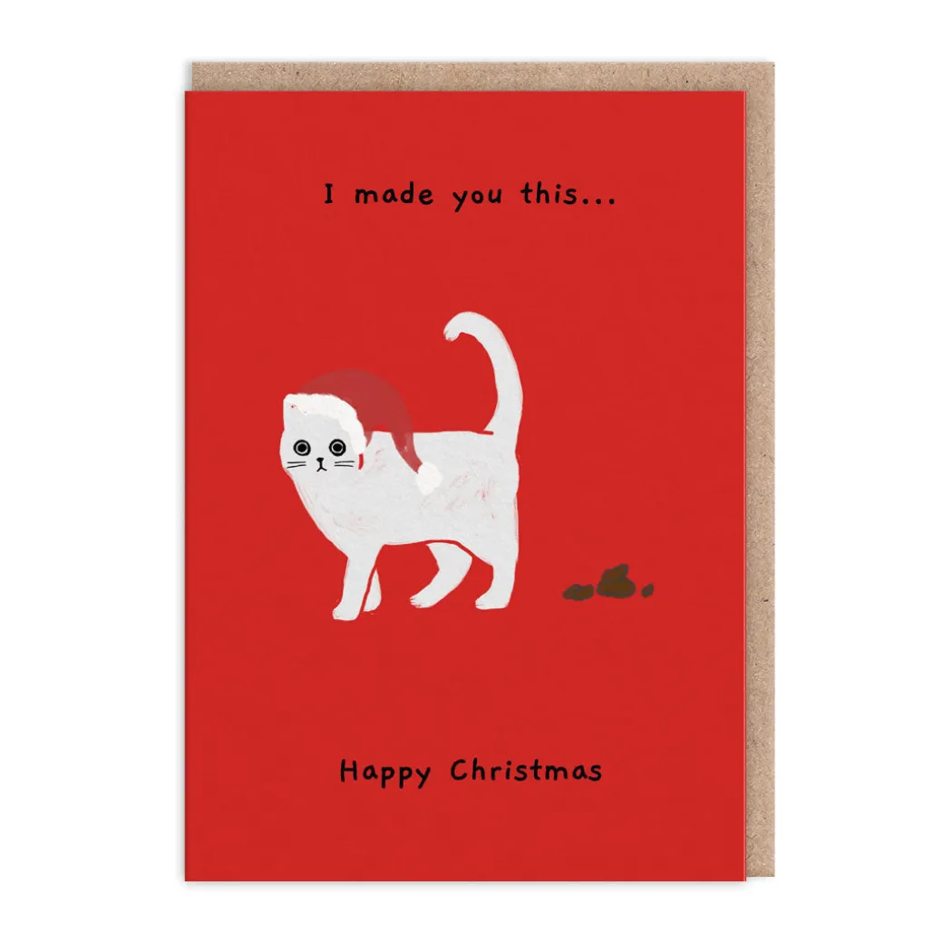 Pack of 9 Christmas Cards - Ken The Cat