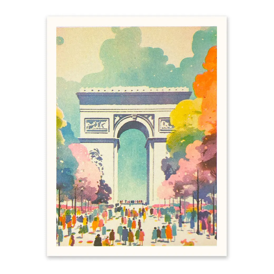 Paris 3 Riso Print (8x6)