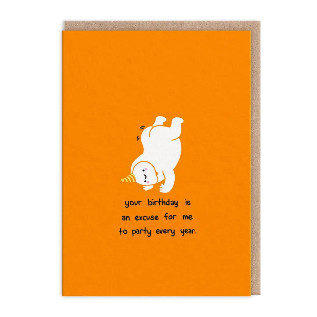 Party Every Year Greeting Card