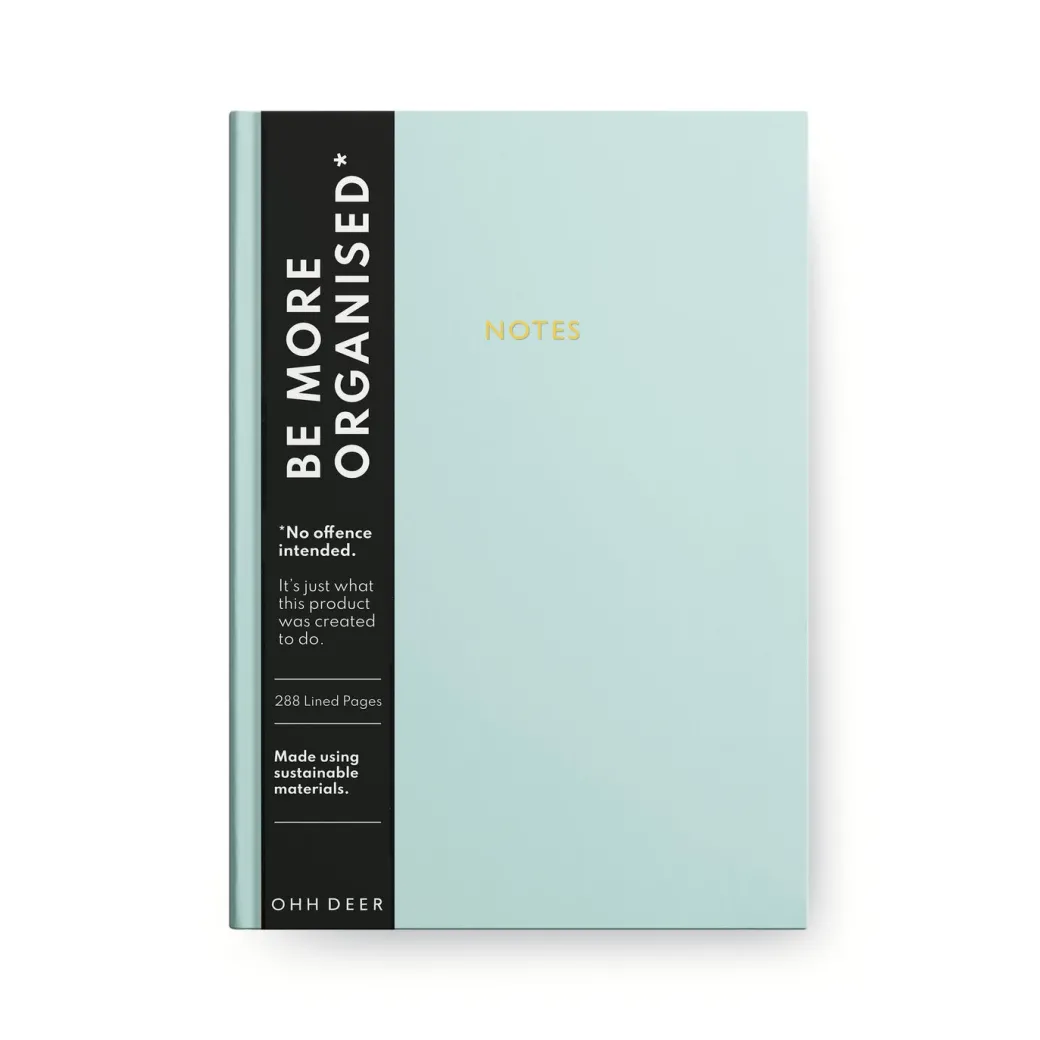 Pastel Blue Linen Notebook 📓🩵 | Ohh Deer