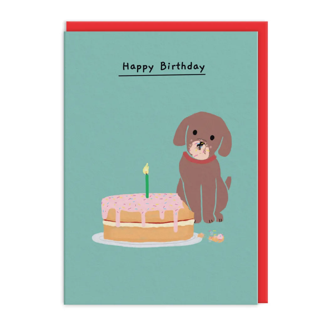 Pat The Pooch Cake Happy Birthday Card ๐ถ๐ | Ohh Deer