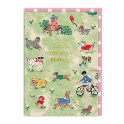 Pawsome Birthday Card