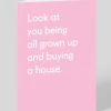 Personalised All Grown Up Buying A House Greeting Card | Ohh Deer