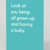 Personalised All grown up having a baby Newborn Card | Ohh Deer