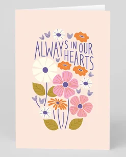 Personalised Always In Our Hearts Greeting Card | Ohh Deer