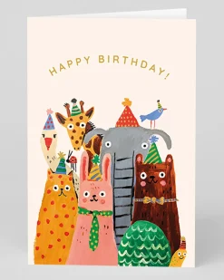 Personalised Animals Group Birthday Card | Ohh Deer
