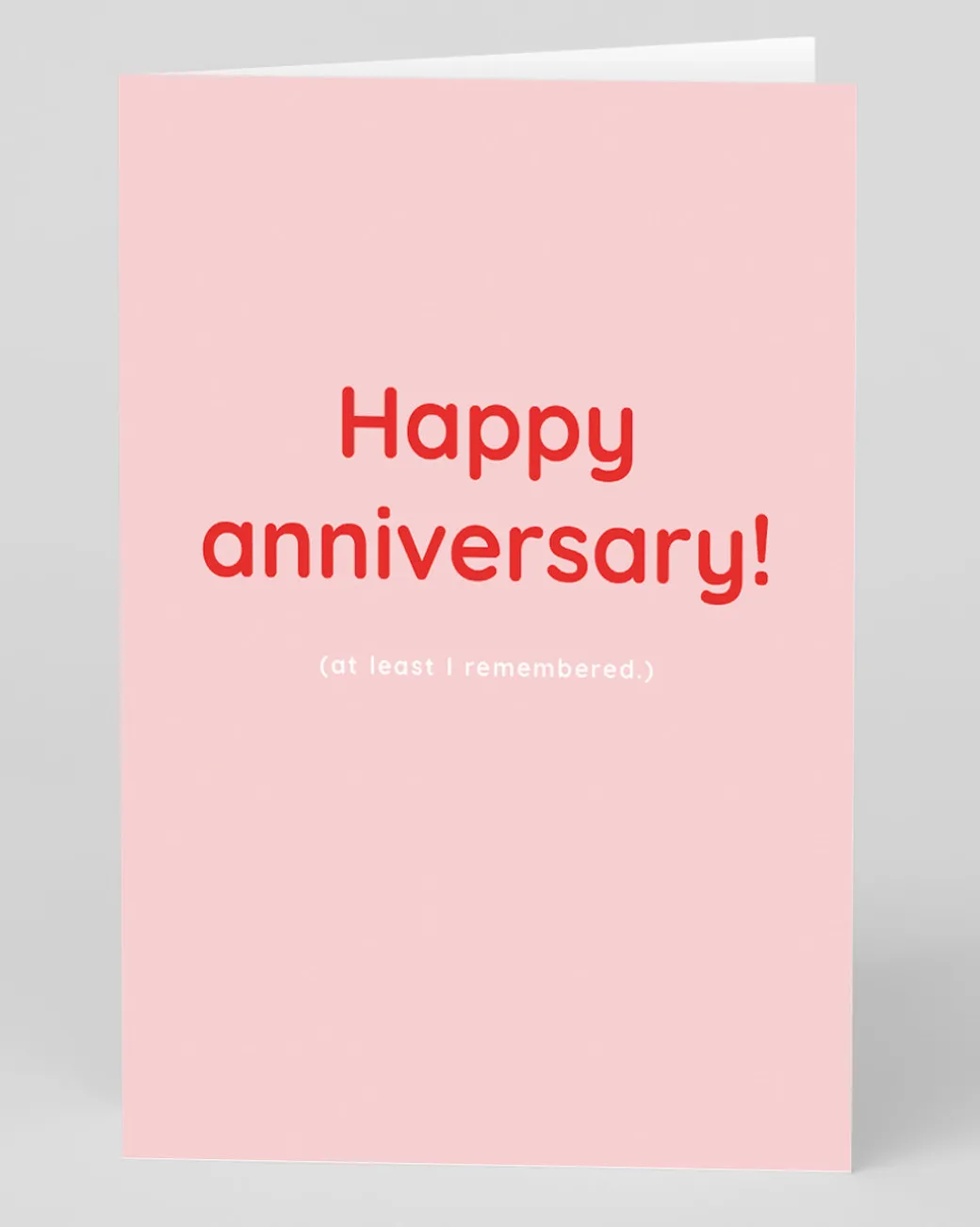 Personalised At least I remembered Anniversary Card | Ohh Deer