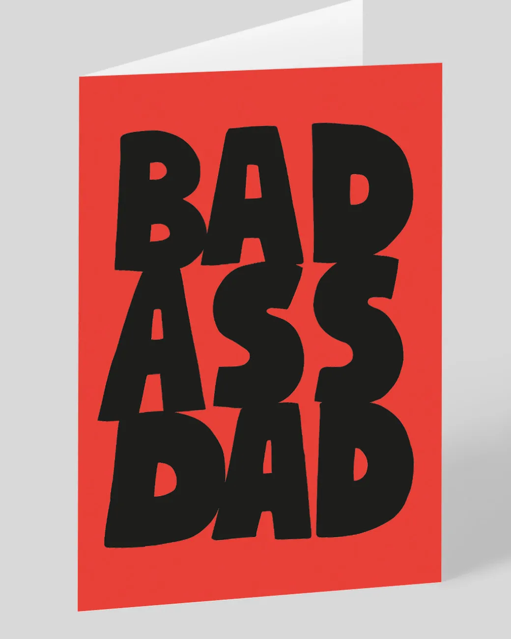 Personalised Bad Ass Dad Greeting Card | Ohh Deer