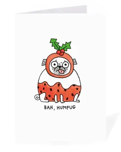 Personalised Bah Humpug Christmas Card | Ohh Deer