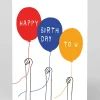 Personalised Balloons Birthday Card | Ohh Deer