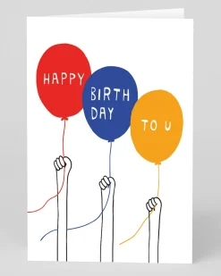 Personalised Balloons Birthday Card | Ohh Deer