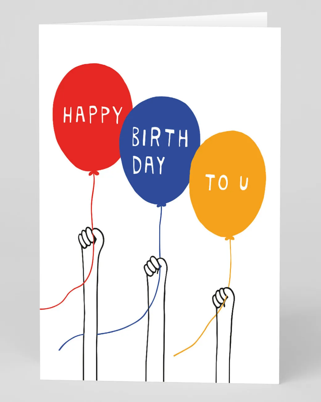 Personalised Balloons Birthday Card | Ohh Deer