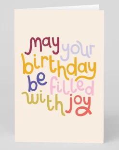 Personalised Be Filled With Joy Birthday Card | Ohh Deer