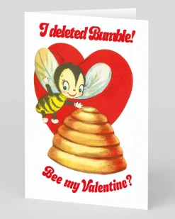 Personalised Bee My Valentine Card | Ohh Deer