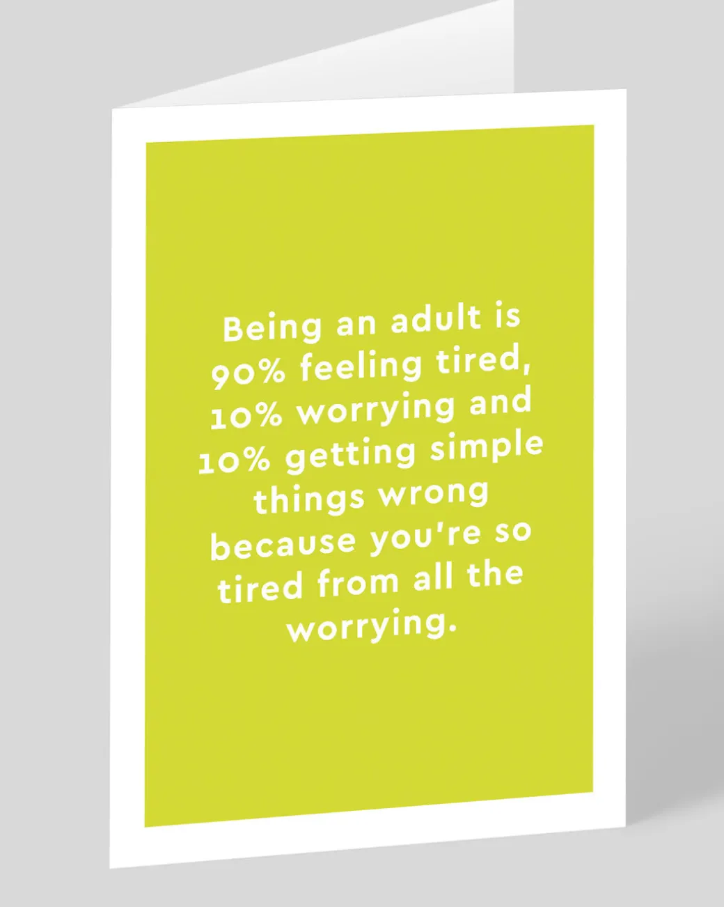 Personalised Being An Adult Greeting Card | Ohh Deer